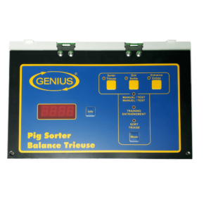Carte avec couvercle pour module esclave pour cage balance trieuse
