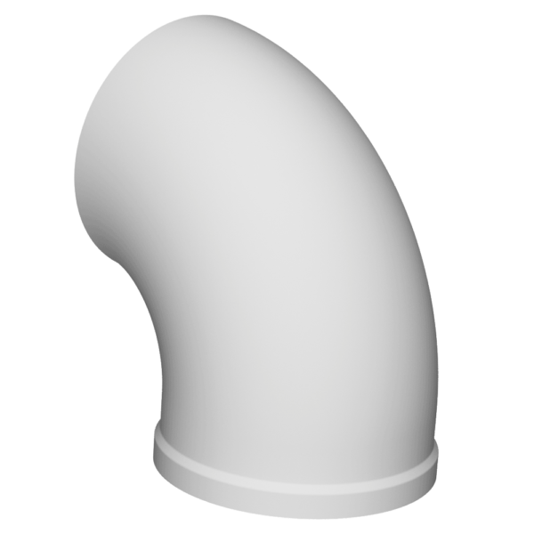 Capuchon rond 36in, Poly White
